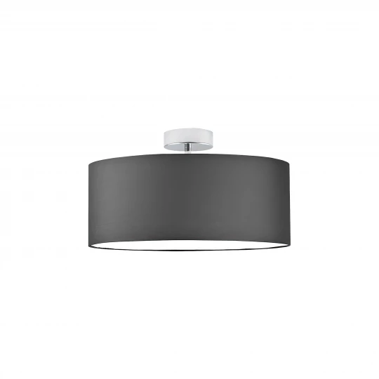 ROLLO lampa wisząca, moc max. 1x60W, szara, krótka