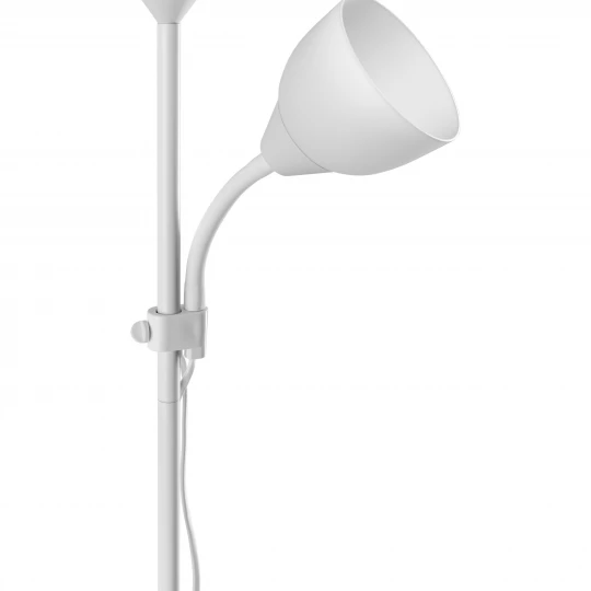 Lampa stojąca podłogowa URLAR, 175 cm, max 25W E27, max 25W E14, biała