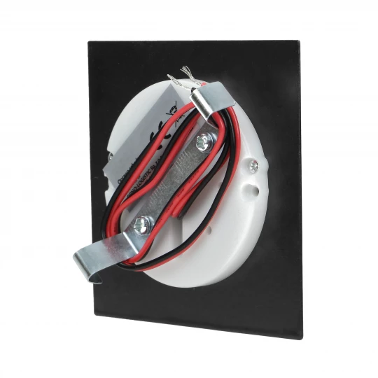 DRACO LED NEW 1,5W, oprawa schodowa podtynkowa, 12VDC, 30lm, 3000K, czarny, innowacyjny sposób montażu,AD-OS-6164L3/B