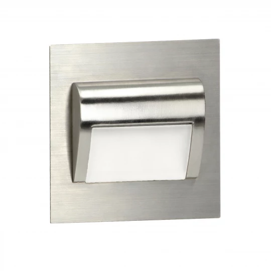 DRACO LED NEW 1,5W, oprawa schodowa podtynkowa, 12VDC, 30lm, 6000K, satyna, innowacyjny sposób montażu,AD-OS-6164L6/N