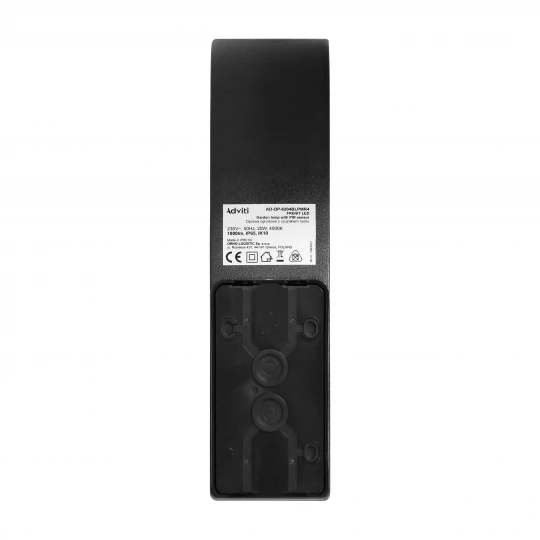 FRENIT LED 20W, oprawa ogrodowa z czujnikiem ruchu, 1800lm, IP65, 4000K, funkcja przyciemnienia, czarna