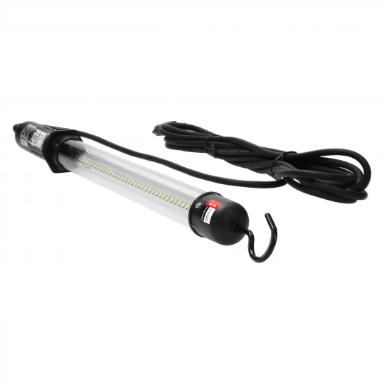 Oprawa przenośna warsztatowa LED 8,5W 500lm czarna /H05RN-F 2x0,75m/ AD-NR-6069L6