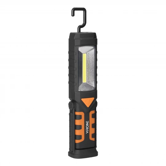 Latarka warsztatowa LED COB 3W+1W LED 1200mAh z funkcją powerbank