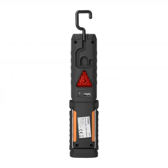 Latarka warsztatowa LED COB 3W+1W LED 1200mAh z funkcją powerbank