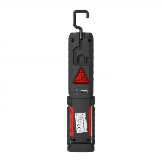 Latarka warsztatowa LED COB 3W+1W LED 2800mAh z funkcją powerbank