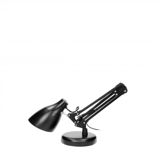 DIAN lampa biurkowa. 60W stalowa, czarna,DL-1/B