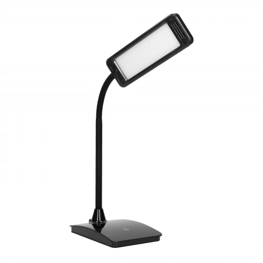 AMET LED DIM 6W, lampka biurkowa, 360lm, 3000K, czarna, funkcja ściemniania,DL-8/B