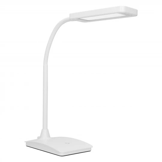 AMET LED DIM 6W, lampka biurkowa, 360lm, 3000K, biała, funkcja ściemniania,DL-8/W