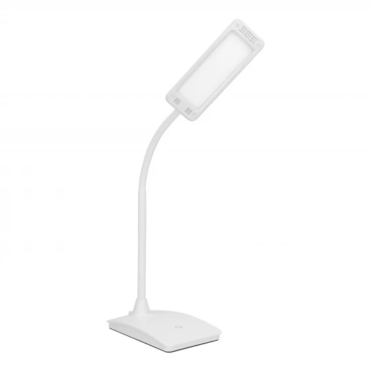 AMET LED DIM 6W, lampka biurkowa, 360lm, 3000K, biała, funkcja ściemniania,DL-8/W