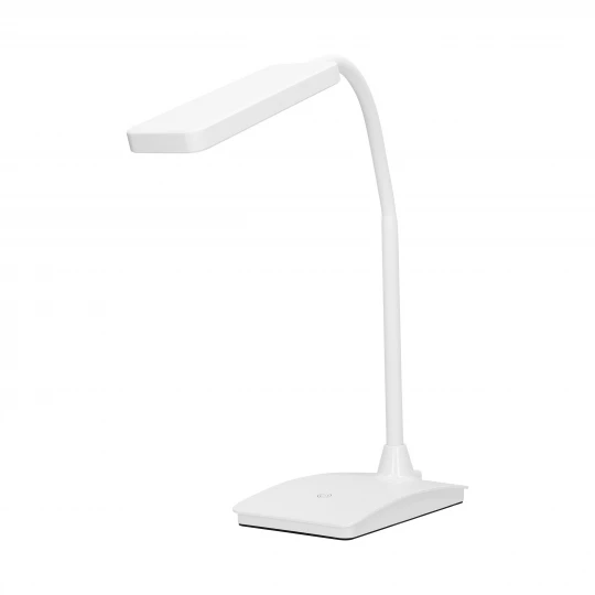 AMET LED DIM 6W, lampka biurkowa, 360lm, 3000K, biała, funkcja ściemniania,DL-8/W