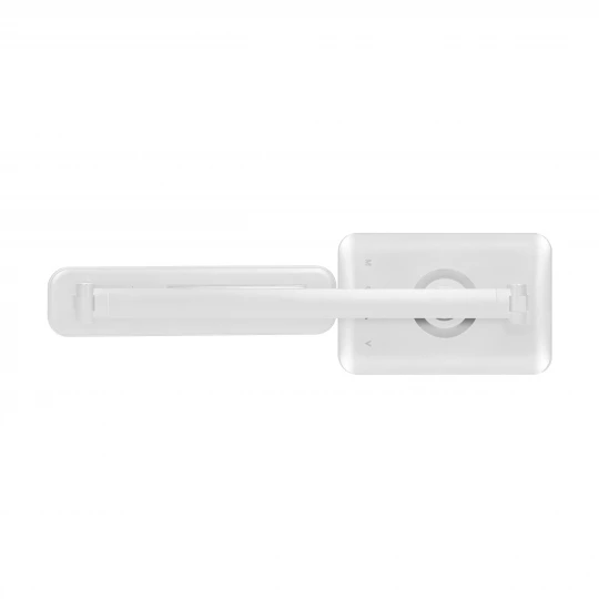 ISIYO LED 7W Lampka biurkowa z ładowarką indukcyjną i USB, 390lm, 3000-4000-6000K, zmiana barwy temperaturowej i funkcja ściemniania, biała