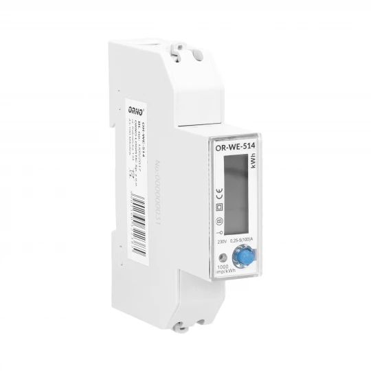 Licznik energii elektrycznej 1-fazowy RS485 MID 100A OR-WE-514