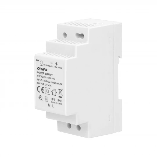 Zasilacz led na szynę DIN 24W 12VDC 2A OR-PSU-1643 LUX01492