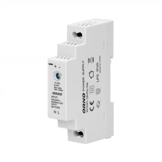 Zasilacz led na szynę DIN 15W 24VDC 0,63A OR-PSU-1646 LUX01500