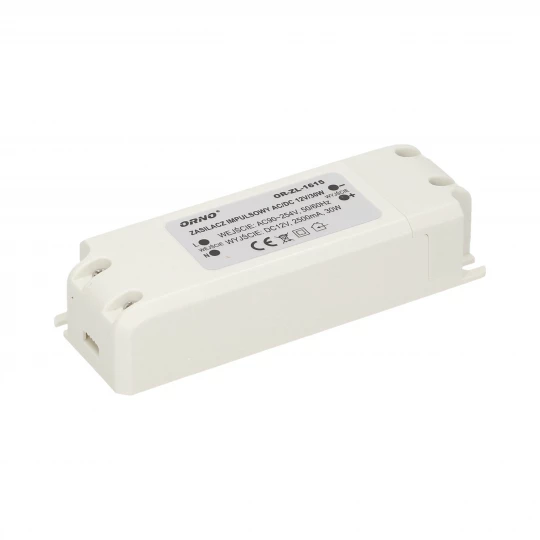 Zasilacz LED 12V DC 30W 2,5A IP20 OR-ZL-1615