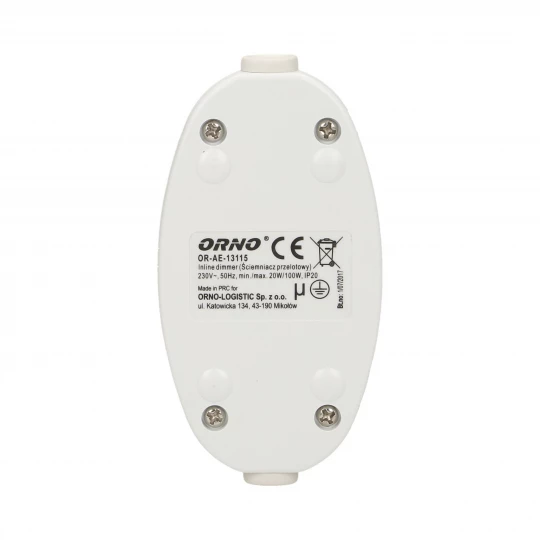 Ściemniacz nakablowy 20-100W OR-AE-13115