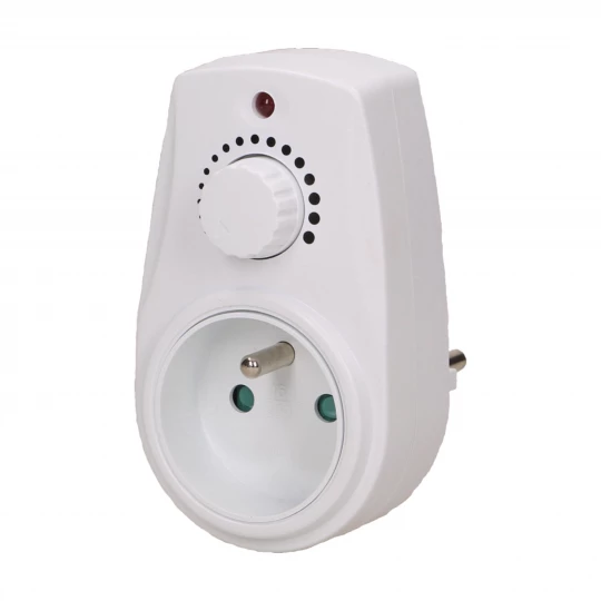 Ściemniacz z gniazdem sieciowym z/u max 280W OR-AE-13114