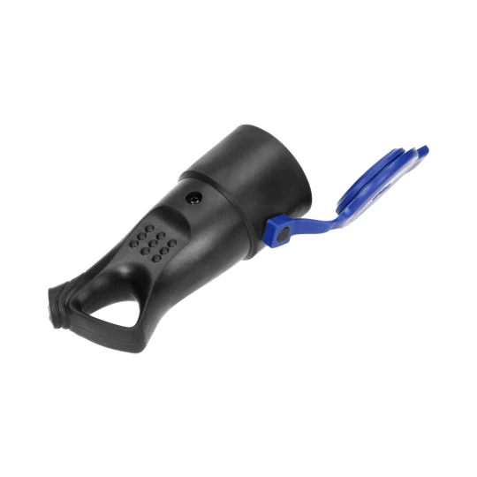 Hermetyczne gniazdo gumowe 2P+Z, proste, IP44, czarne, wersja Schuko,OR-AE-1370(GS)