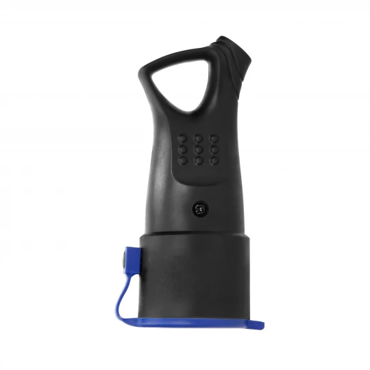 Hermetyczne gniazdo gumowe 2P+Z, proste, IP44, czarne, wersja Schuko,OR-AE-1370(GS)