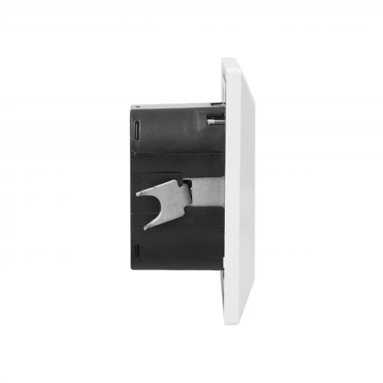 Gniazdo pojedyncze 2P+Z, USBx2, schuko OR-AE-13140(GS)