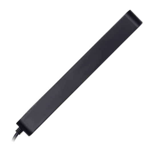 Listwa przeciwprzepięciowa, 5 gniazd 2P+Z, kabel 1,5m, z wyłącznikiem podświetlanym dwutorowym. 10A/230 VAC, Ładowarka 2xUSB 2,1A. Płaska wtyczka