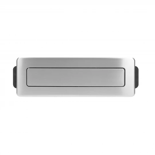 Gniazdo meblowe wysuwane z blatu z płaskim frezowanym rantem, ładowarką USB i przewodem 2m, 3x2P+Z (Schuko),,OR-GM-9014(GS)/B-G