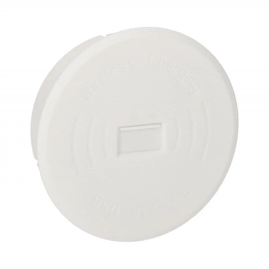 Ładowarka bezprzewodowa do Smartfona z portem USB biała OR-AE-1367/W