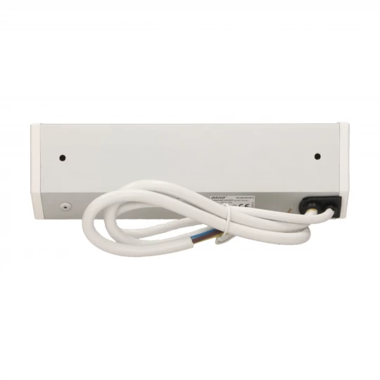 Gniazdo meblowe 2x2P+Z z wyłącznikiem, biało-srebrne,OR-GM-9002/W-G