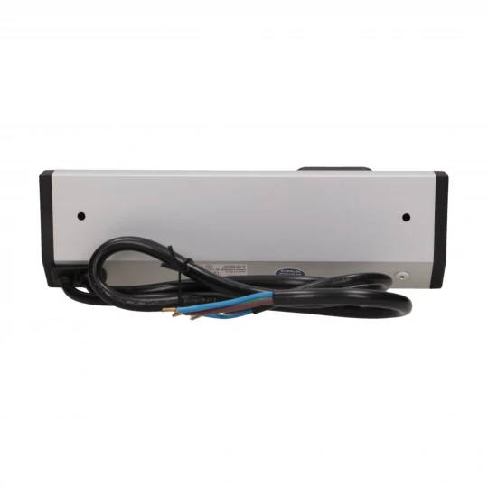 Gniazdo meblowe 2x2P+Z (Schuko) z wyłącznikiem, czarno-srebrne,OR-GM-9002/B-G(GS)