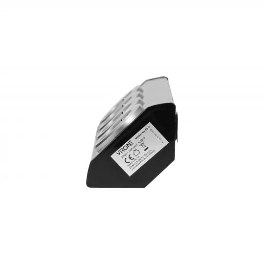 Gniazda meblowe, kuchenne montowane na rzepy  4x2P+Z INOX,