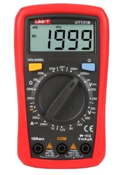 Multimetr cyfrowy uniwersalny 250V AC/DC 10A DC test ciągłości test diod UT-131B 20379
