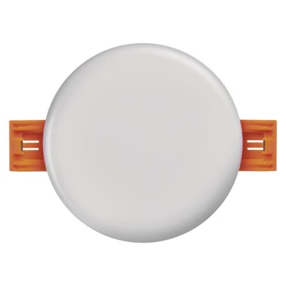 Panel LED wpuszczany okrągły 6W IP65 ciepła biel