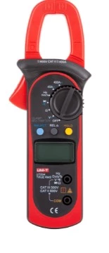 Miernik cęgowy pomiar prądu AC/DC True RMS test diod i ciągłości UT-204 08033