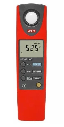 Luksomierz miernik natężenia światła z portem USB 20000lx / 2000cd UT-382