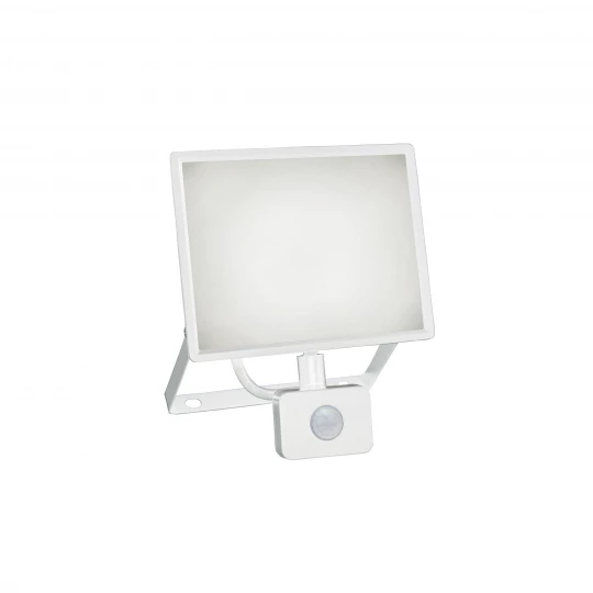 NOCTIS LUX 3 NAŚWIETLACZ 50W NW 230V IP44 180x215x53mm BIAŁY czujnik ruchu PIR