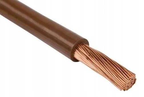 Przewód LGY-1,5mm2 450/750V H07V-K brązowy