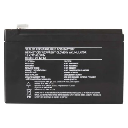 Akumulator AGM 12V 12Ah faston 6,3 B9656