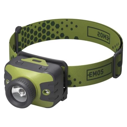 Latarka czołowa LED CREE 330 lm 200m 3xAAA z zoomem P3539