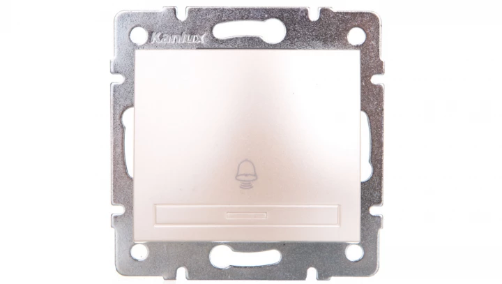 DOMO Łącznik zwierny dzwonek szybkozłączka 10AX 250V perłowy biały 011030230 24953