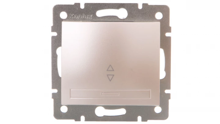 DOMO Łącznik schodowy szybkozłączka 10AX 250V perłowy biały 011050230 24954