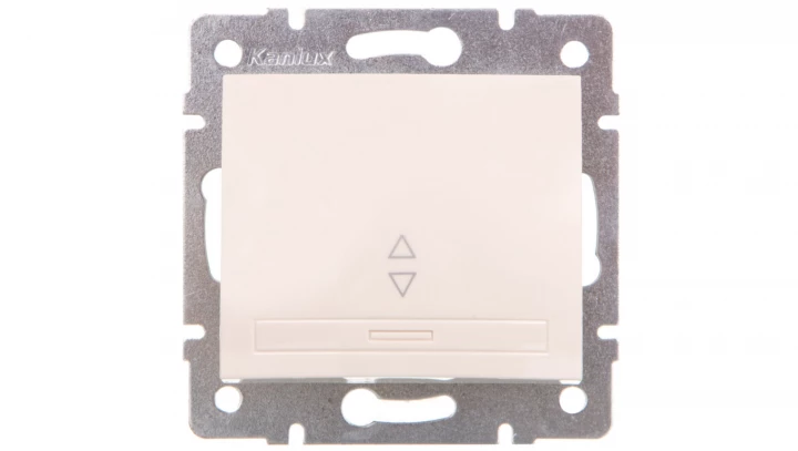 DOMO Łącznik schodowy szybkozłączka 10AX 250V kremowy 011050203 24777
