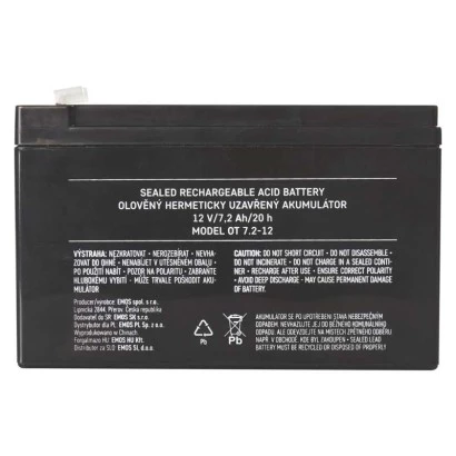 Akumulator AGM 12V 7,2Ah faston 4,7 B9654