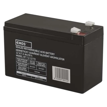 Akumulator AGM 12V 7,2Ah faston 6,3 B9674