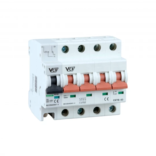 Rozłącznik izolacyjny z wyzwalaczem wzrostowym 4P 32A 1000V DC