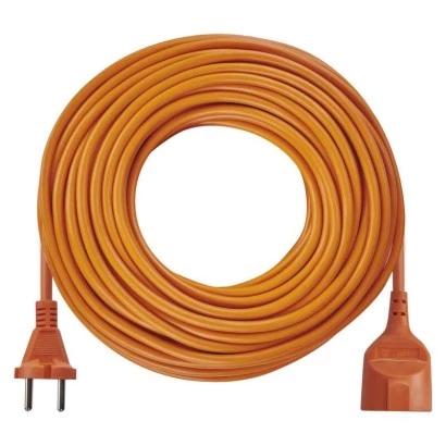 Przedłużacz ogrodowy 30m 1-gniazdo / pomarańczowy / 2x1mm2 P01330