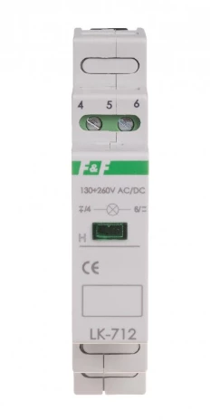 LK-712 R Lampka modułowa czerwona 130-260V AC/DC