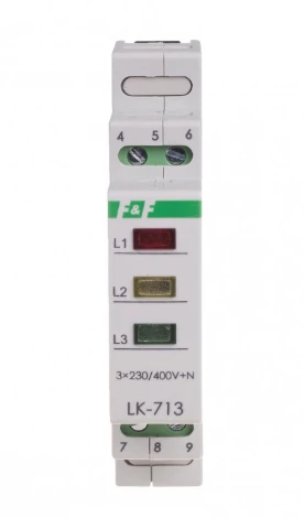 LK-713 G Lampka sygnalizacyjna trójfazowa (3xzielona)
