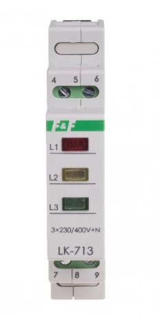 LK-713Y Lampka sygnalizacyjna trójfazowa (3xżółta)