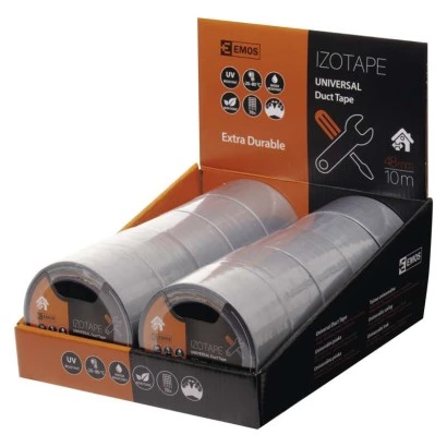 Taśma uniwersalna 48mm x 10m DUCT TAPE srebrna F6030 /10szt./