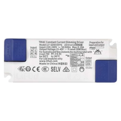 Triak ściemnialny sterownik do oprawy LED 700mA 28W ZZ3070T